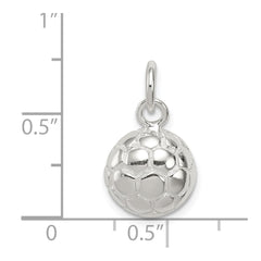 Sterling Silver Soccer Ball Charm QC710