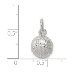 Sterling Silver Basketball Charm QC711