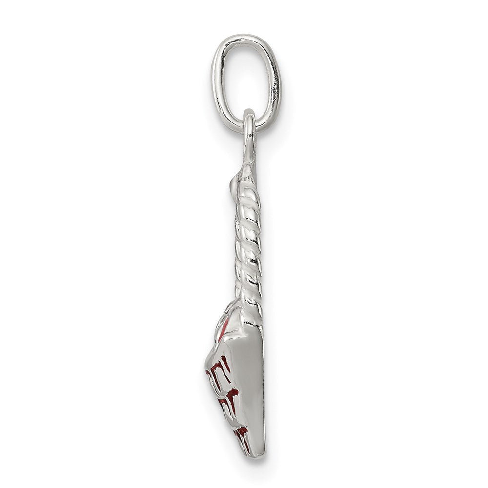 Sterling Silver Enameled Easter Basket QC7173