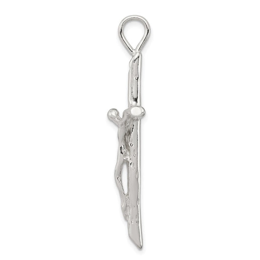 Sterling Silver Crucifix Pendant QC7337