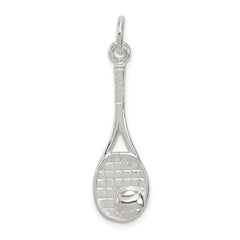 Sterling Silver Tennis Racquet Charm QC734