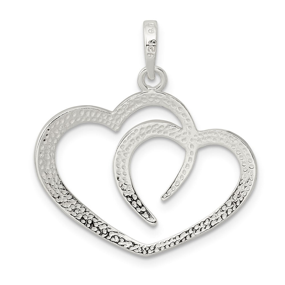 Sterling Silver Polished Heart Pendant QC7475