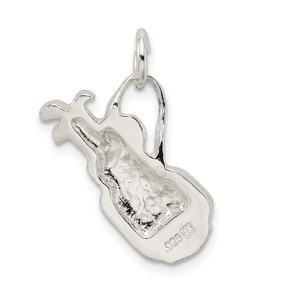 Sterling Silver Golf Bag Charm QC750