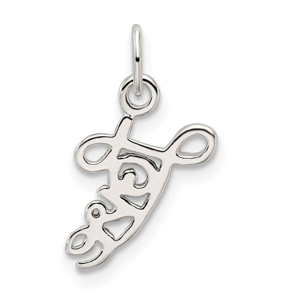 Sterling Silver Love Pendant QC7504