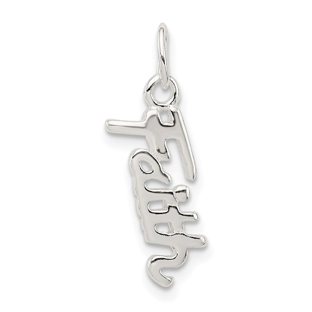 Sterling Silver Faith Pendant QC7505