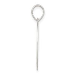 Sterling Silver Polished Me & Mom Pendant QC7521