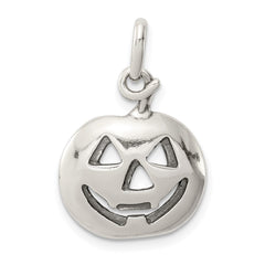 Sterling Silver Pumpkin Charm QC7577