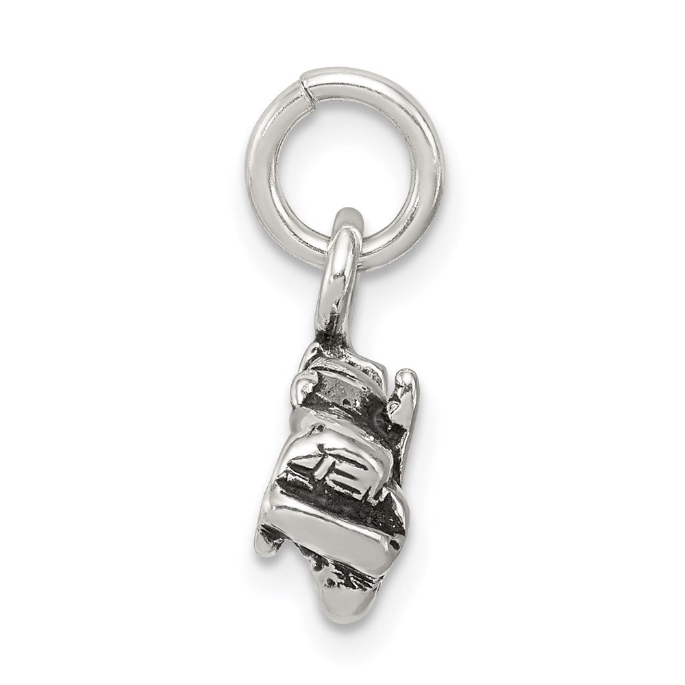 Sterling Silver Antiqued Truck Charm QC7593