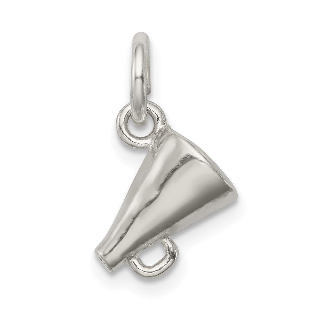 Sterling Silver Megaphone Charm QC766
