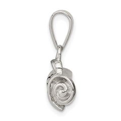 Sterling Silver Rhodium-plated Rolled-Up Diploma Charm QC7756