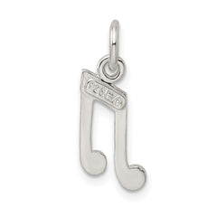 Sterling Silver Music Notes Charm QC776