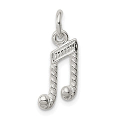 Sterling Silver Music Notes Charm QC776
