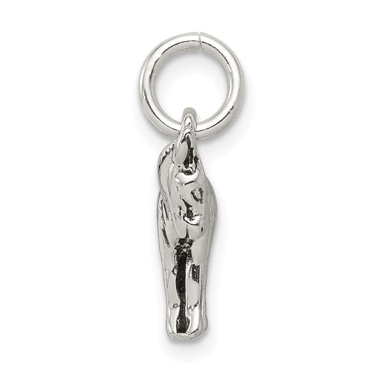 Sterling Silver Antiqued Donkey Charm QC7842