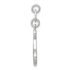 Sterling Silver Polished Enamel Bowling Charm QC7915