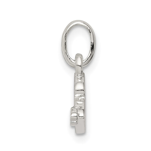 Sterling Silver Letter B with Enamel Pendant QC7935B