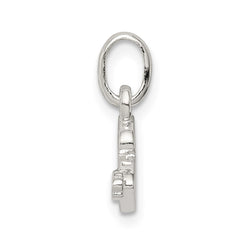 Sterling Silver Letter B with Enamel Pendant QC7935B