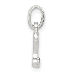 Sterling Silver Letter J with Enamel Pendant QC7935J