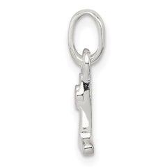 Sterling Silver Letter L with Enamel Pendant QC7935L