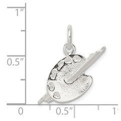 Sterling Silver Palette Charm QC796