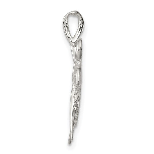 Sterling Silver Comb & Scissors Charm QC811