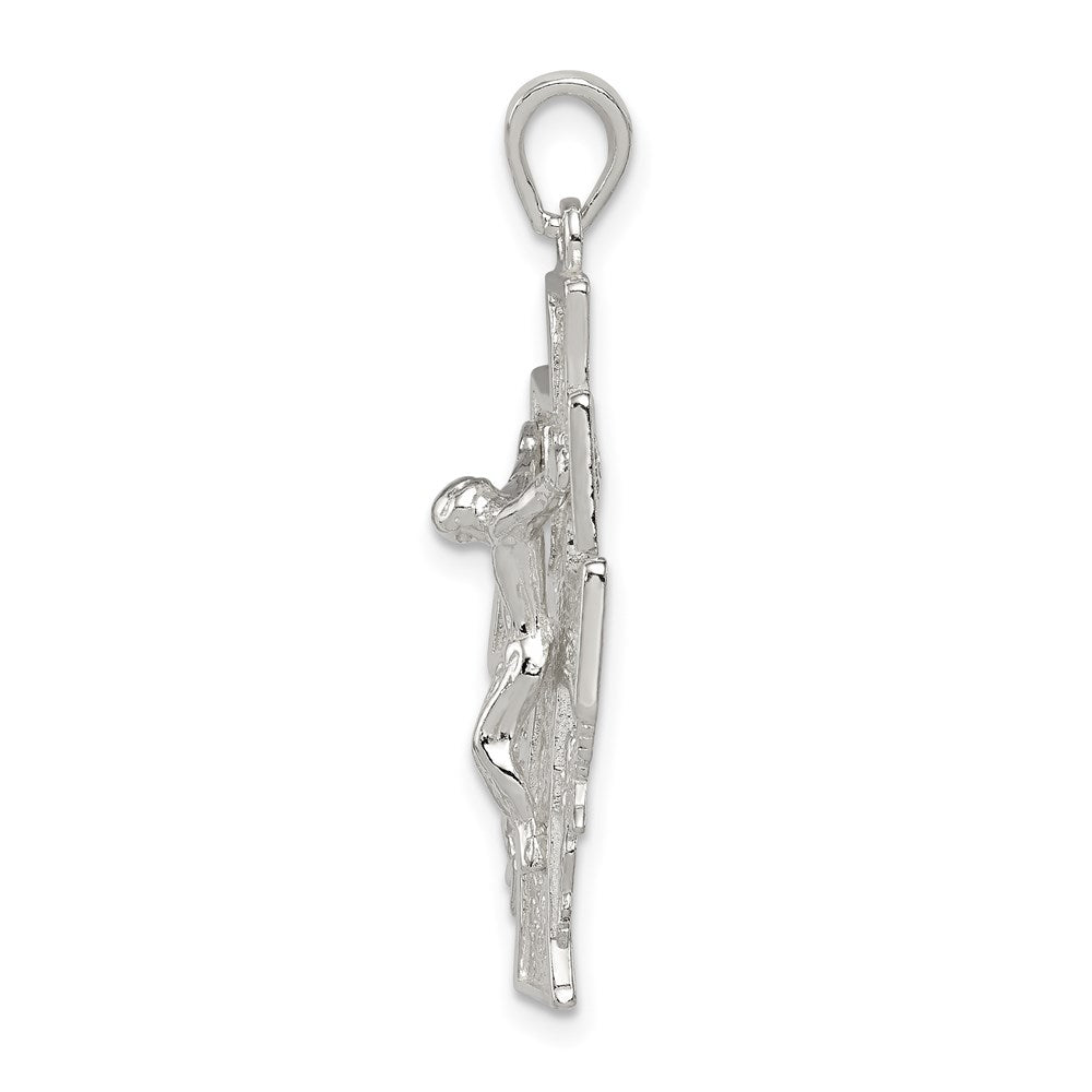 Sterling Silver Polished Mini Caravaca Crucifix Pendant QC8135