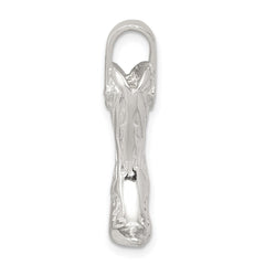 Sterling Silver Cowboy Boot Charm QC829
