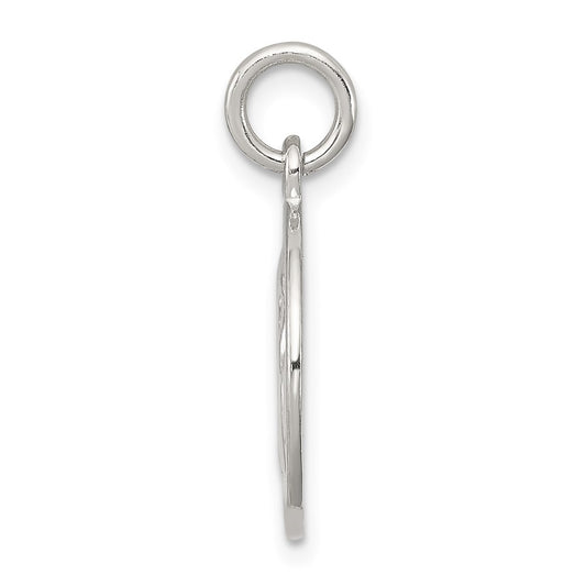 Sterling Silver Polished & Textured Small Raphael Angel Pendant QC8414