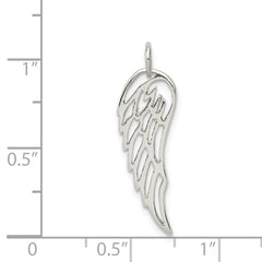 Sterling Silver Polished Angel Wing Charm QC8419