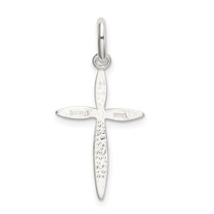 Sterling Silver Polished Passion Cross Charm QC9029