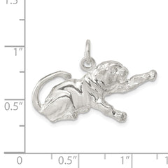 Sterling Silver Tiger Charm QC910