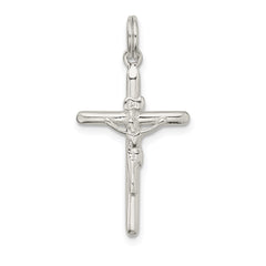 Sterling Silver Polished INRI Crucifix Charm QC9101