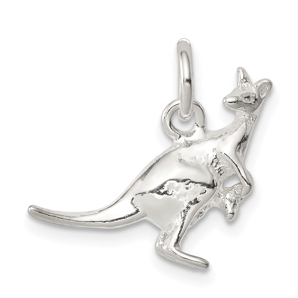 Sterling Silver Kangaroo Charm QC916