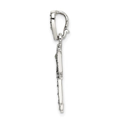 Sterling Silver Antiqued Marcasite Chamseh Pendant QC9160