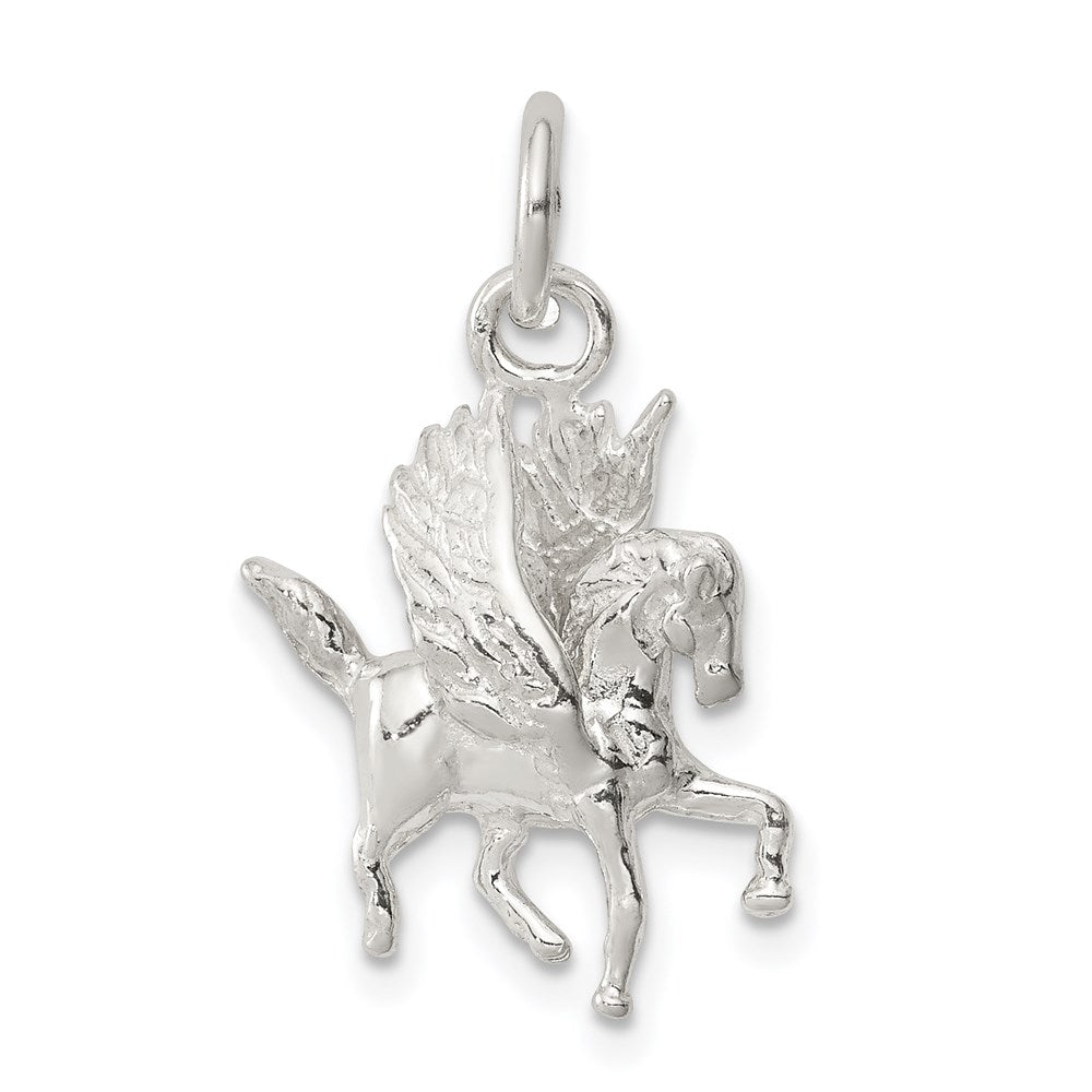 Sterling Silver Pegasus Charm QC919