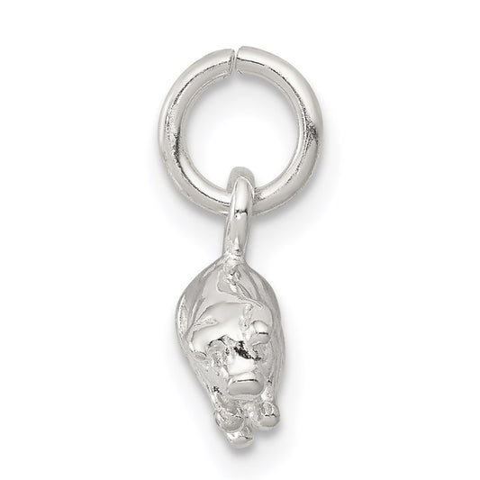 Sterling Silver Pig Charm QC930
