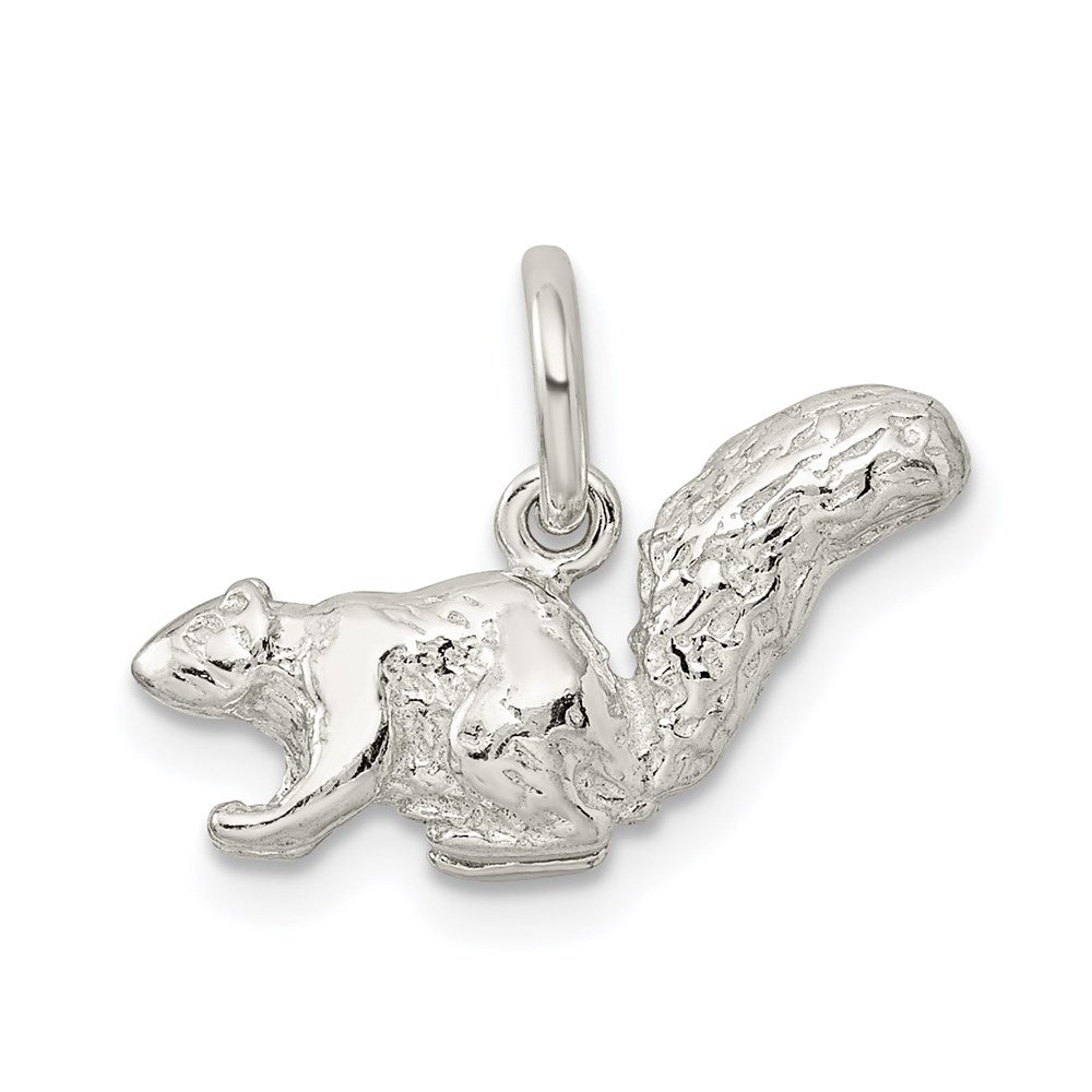 Sterling Silver Squirrel Charm QC931