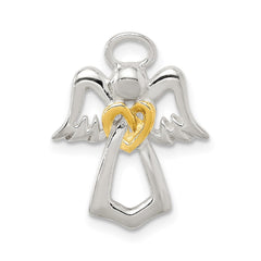 Sterling Silver & Gold tone Angel Chain Slide QC9426