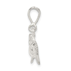 Sterling Silver Dolphin Charm QC943