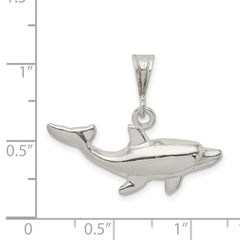 Sterling Silver Dolphin Charm QC943