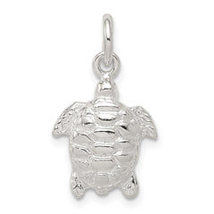 Sterling Silver Turtle Charm QC949