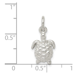 Sterling Silver Turtle Charm QC951