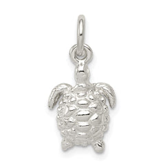 Sterling Silver Turtle Charm QC951