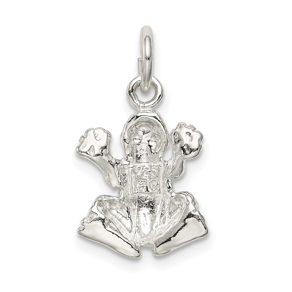 Sterling Silver Frog Charm QC973