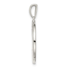 Sterling Silver Rhodium-plated & CZ Sagittarius Zodiac Pendant QC9738