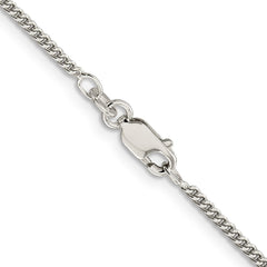 Sterling Silver 1.75mm Curb ChainQCB050