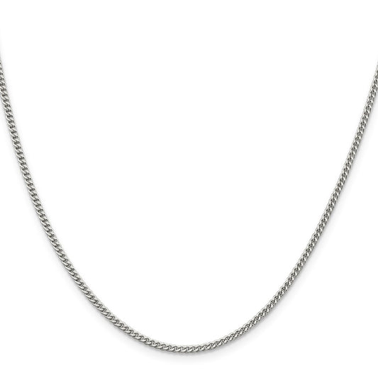 Sterling Silver 2mm Curb ChainQCB060