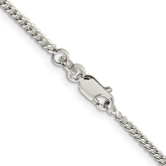 Sterling Silver Rhodium-plated 2mm Curb ChainQCB060R