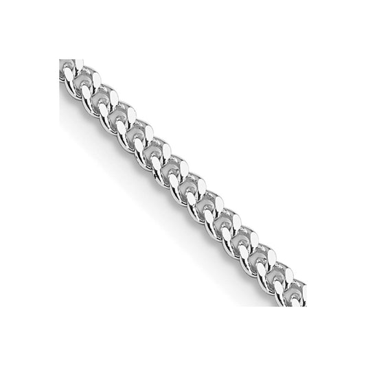 Sterling Silver Rhodium-plated 2mm Curb ChainQCB060R