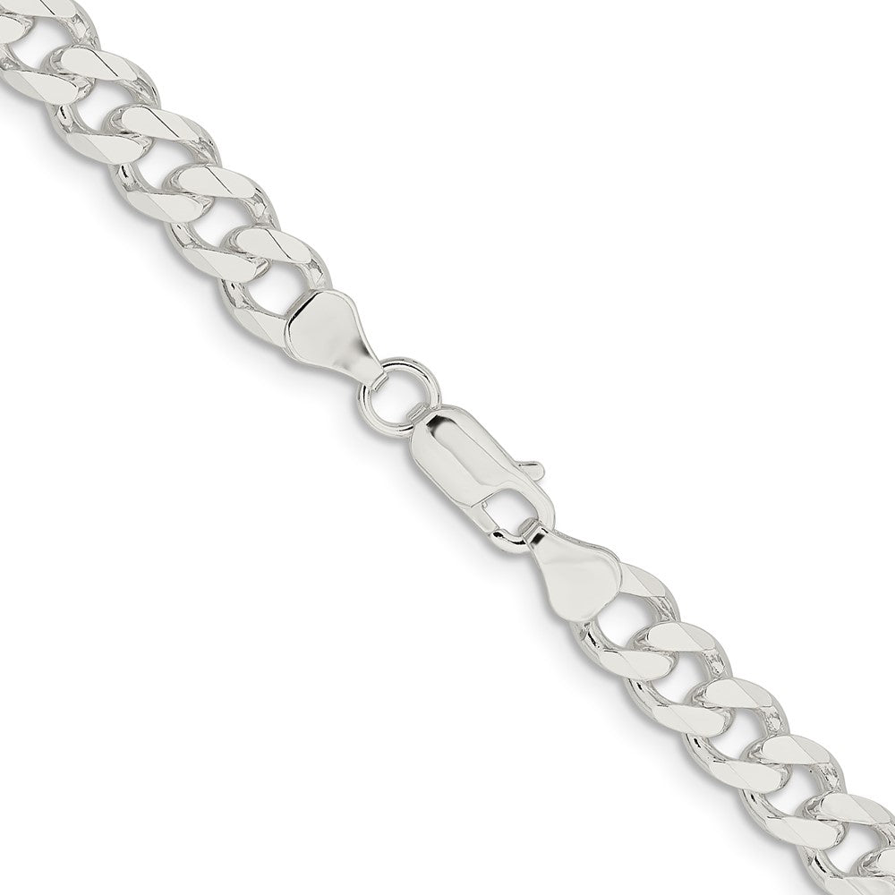 Sterling Silver 7.5mm Curb ChainQCB200