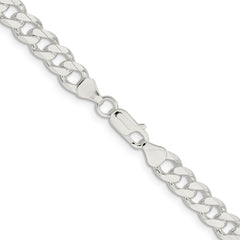 Sterling Silver 7.5mm Curb ChainQCB200